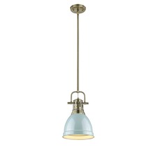  3604-S AB-SF - Duncan Small Pendant with Rod